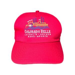 Vintage Colorado Belle Casino Laughlin Nevada Embroidered Cap Hat 90s
